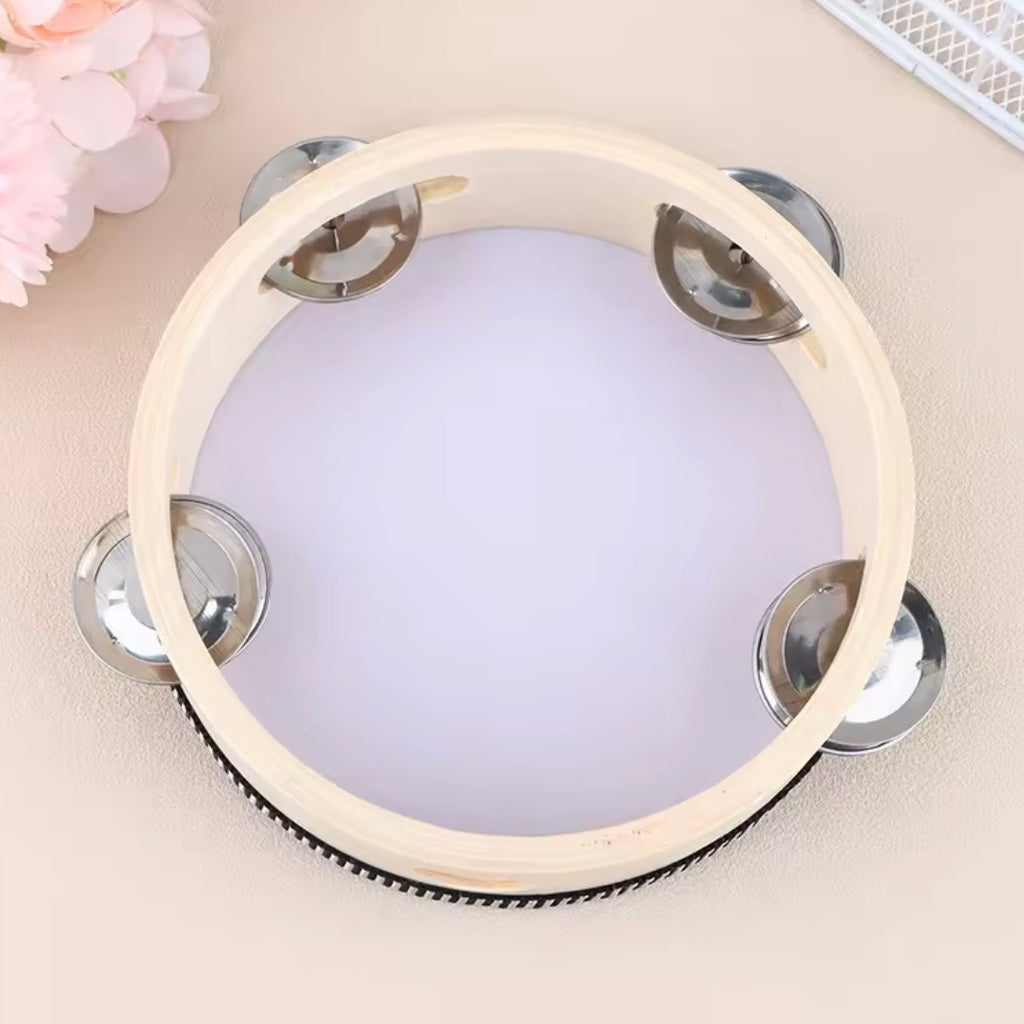 Wooden Handheld Tambourines Drums with Jingles