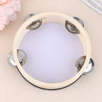 Wooden Handheld Tambourines Drums with Jingles