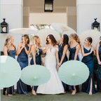Customised Wooden Handle Paper Umbrella Parasols