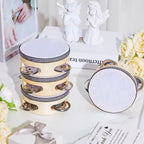 Wooden Handheld Tambourines Drums with Jingles