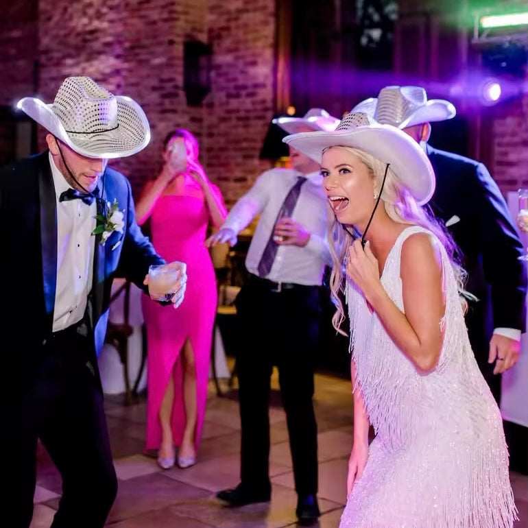 Light Up LED Cowboy Hats