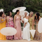 Customised Wooden Handle Paper Umbrella Parasols