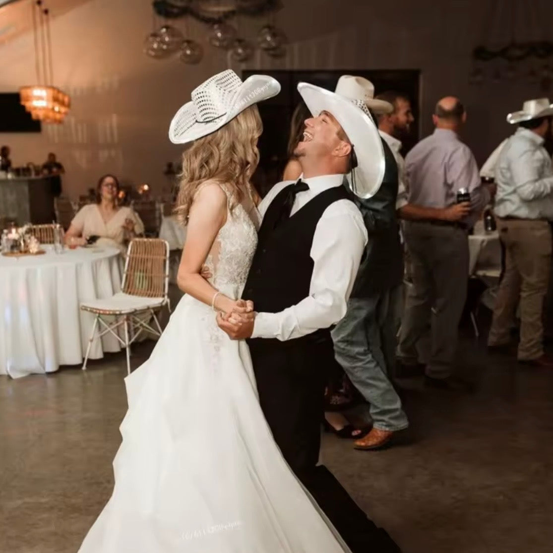 Light Up LED Cowboy Hats