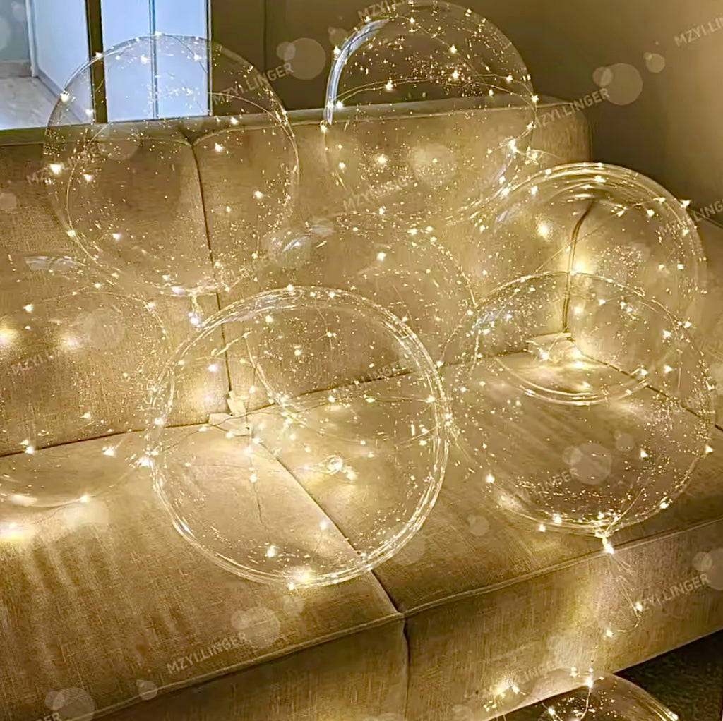 Light-Up Led Clear Balloons