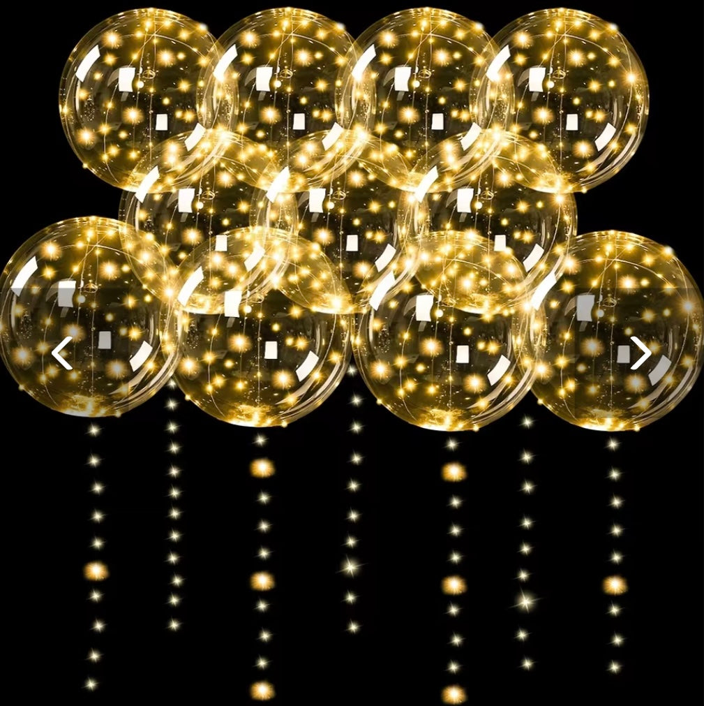 Light-Up Led Clear Balloons