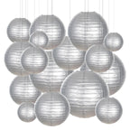 Mixed 6-12'' Colourful Paper Lanterns Optional LED Lights