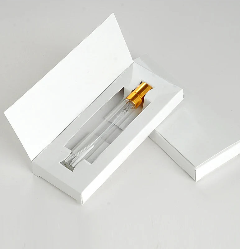 50PC 10ML Empty Perfume Bottle With Paper Boxes