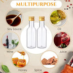 Mini Liquor Bottles with Funnels