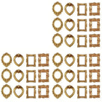 Golden Mini Vintage Photo Frames
