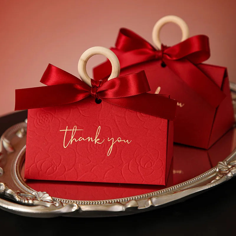 10PC "Thank You" Gift Box With Bow