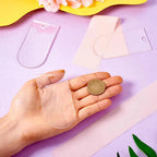 10-150PC Blank Acrylic Arch Place Card Name Tag