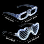 LED Light Up White Sunglasses