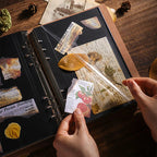 DIY Retro Leather Memory Book Photo Album