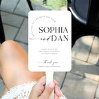 10/30PC Personalised Printed Paper Fans with Wooden Sticks