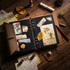 DIY Retro Leather Memory Book Photo Album