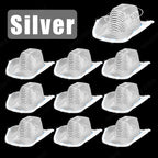 8-80PC Light Up LED Cowboy Hats