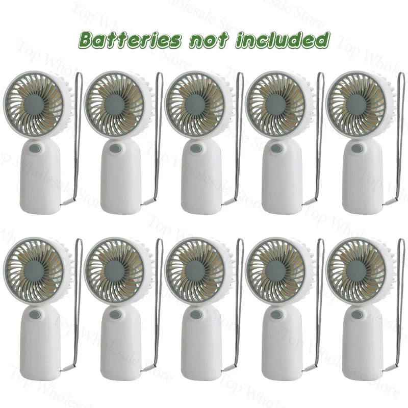 10-100PC Handheld Fans With Gift Cards & Bags