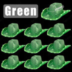 8-80PC Light Up LED Cowboy Hats