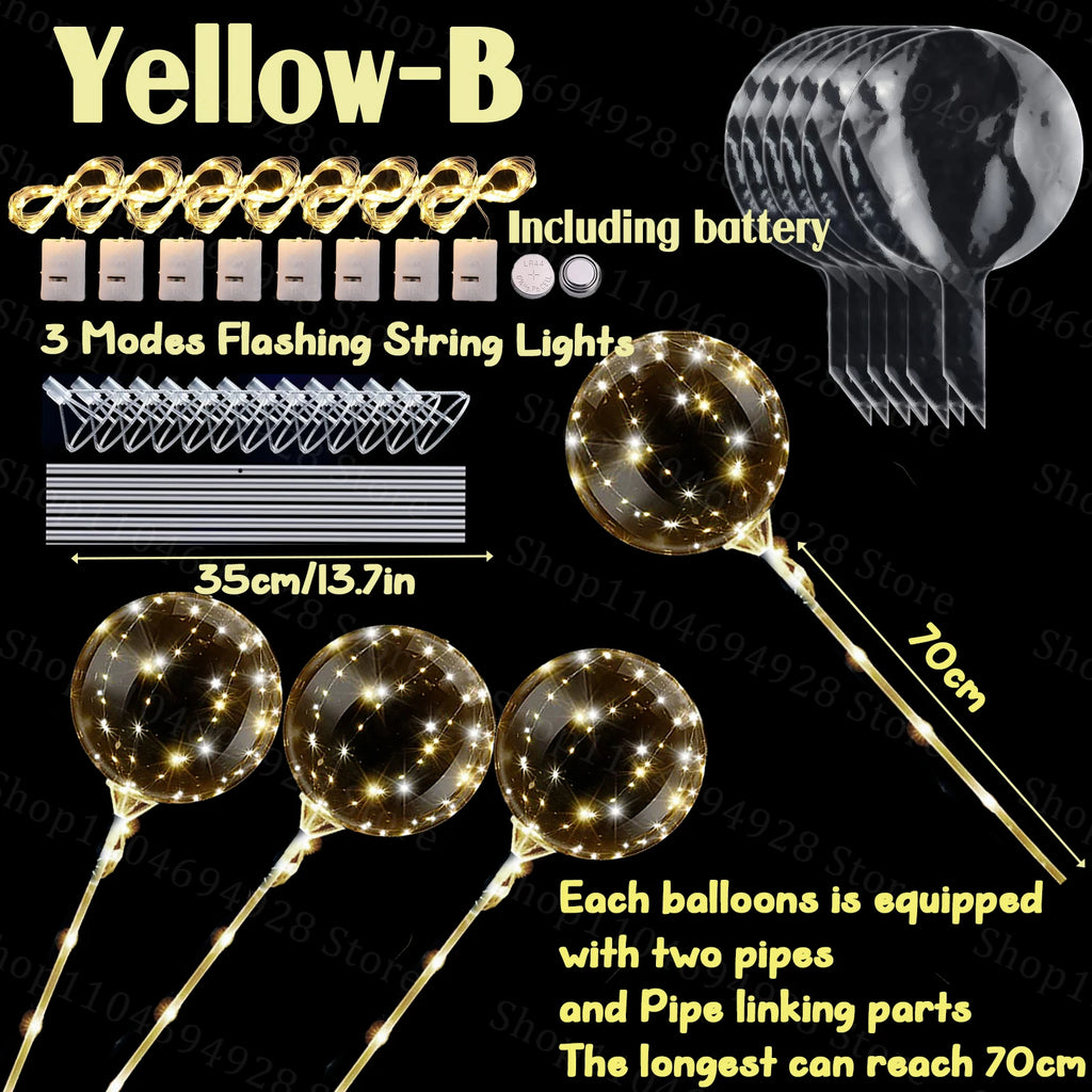 Light-Up Led Clear Balloons