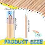 Mini Coloured Pencils With Sharpener