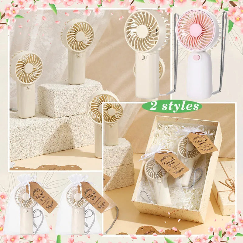 10-100PC Handheld Fans With Gift Cards & Bags