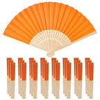 40-240PC Folding Hand Fans Optional Fabric Gift Bag