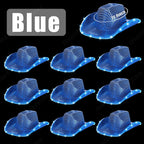 8-80PC Light Up LED Cowboy Hats