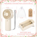 10-100PC Handheld Fans With Gift Cards & Bags