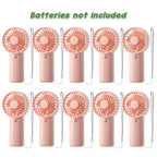 10-100PC Handheld Fans With Gift Cards & Bags