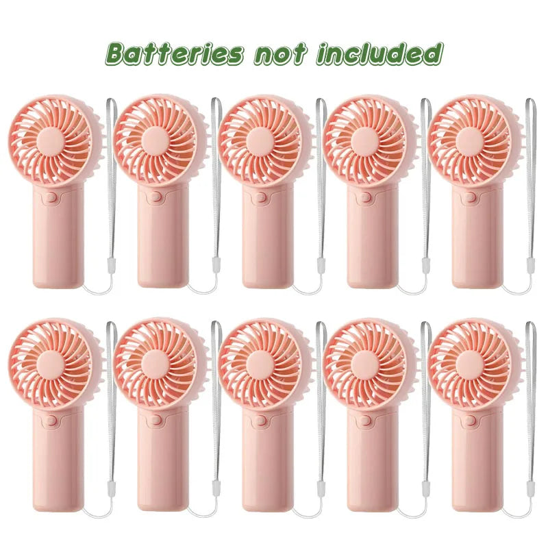 10-100PC Handheld Fans With Gift Cards & Bags