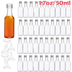 30-100PC Mini Liquor Bottles with Funnels