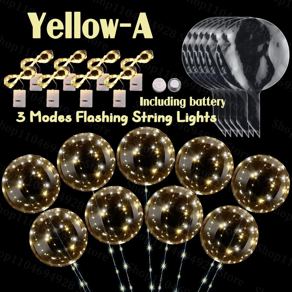 Light-Up Led Clear Balloons