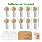 10-100PC Handheld Fans With Gift Cards & Bags