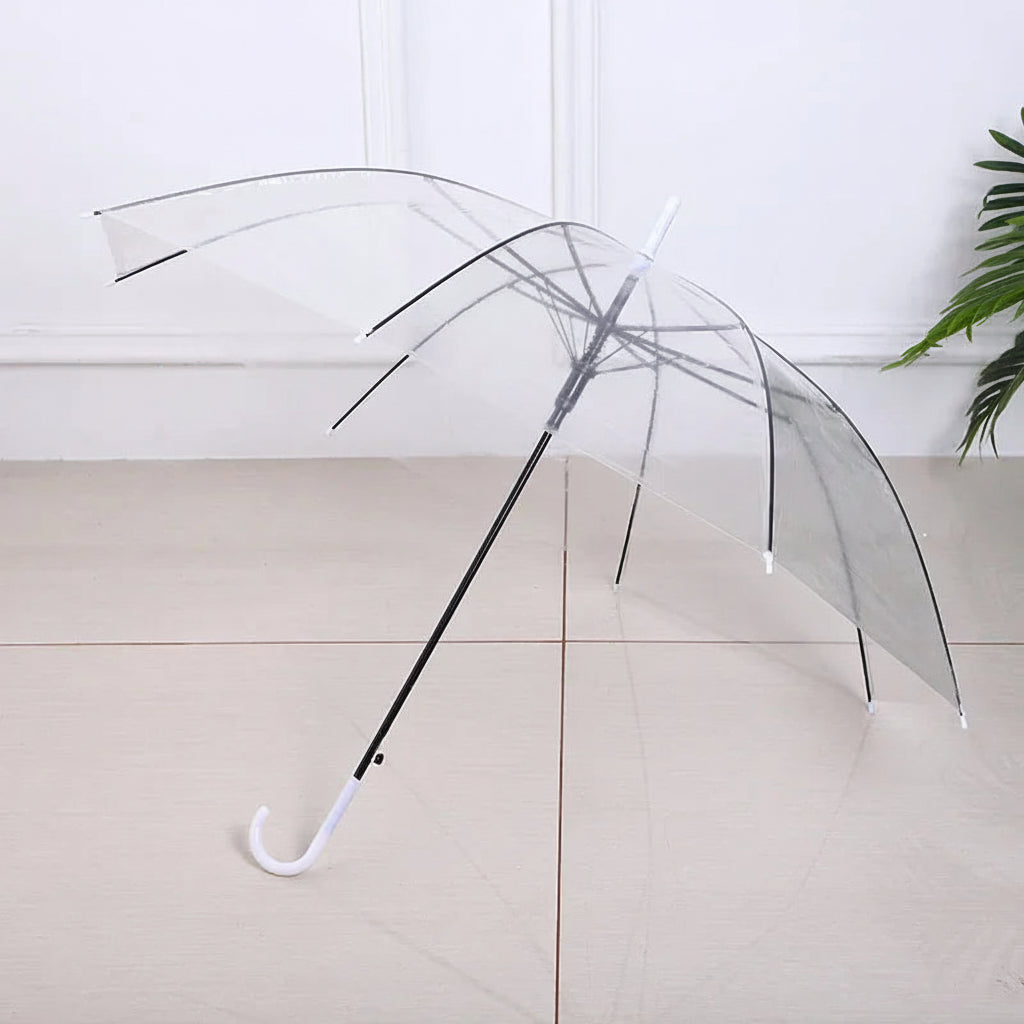 40PC Transparent Multicolour Umbrellas