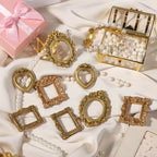 Golden Mini Vintage Photo Frames