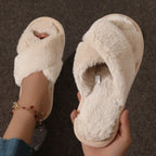 4-12 Sets Faux Fur Slippers