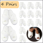 4-12 Sets Faux Fur Slippers