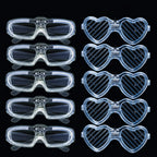 LED Light Up White Sunglasses