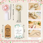 10-100PC Handheld Fans With Gift Cards & Bags