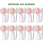10-100PC Handheld Fans With Gift Cards & Bags