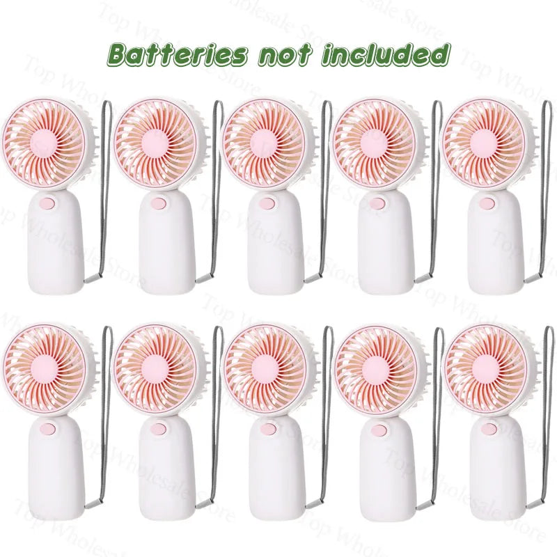 10-100PC Handheld Fans With Gift Cards & Bags