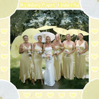 24-90PC 84CM Customised Wooden Handle Paper Umbrellas Parasols