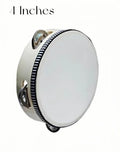 10-60PC 4/6/8Inch Wooden Handheld Tambourines Drums with Jingles