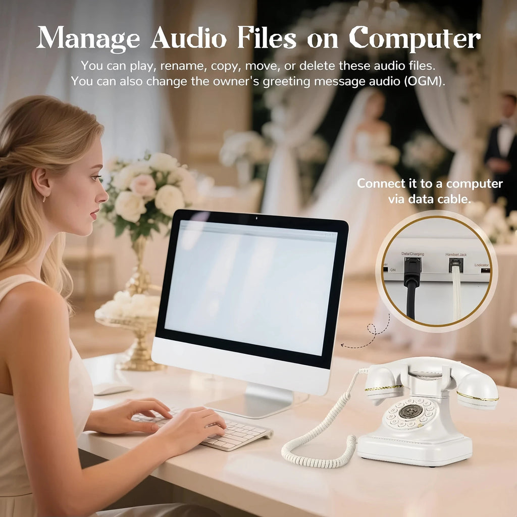 Vintage Audio Voice Message Phone Book