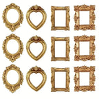 Golden Mini Vintage Photo Frames