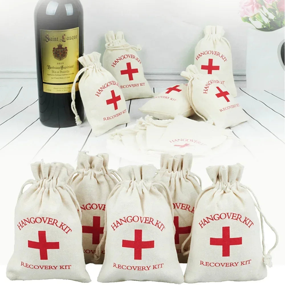 20-100PCS 15x10cm Hangover Kit Recovery Bag