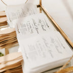 10/30PC Personalised Printed Paper Fans with Wooden Sticks