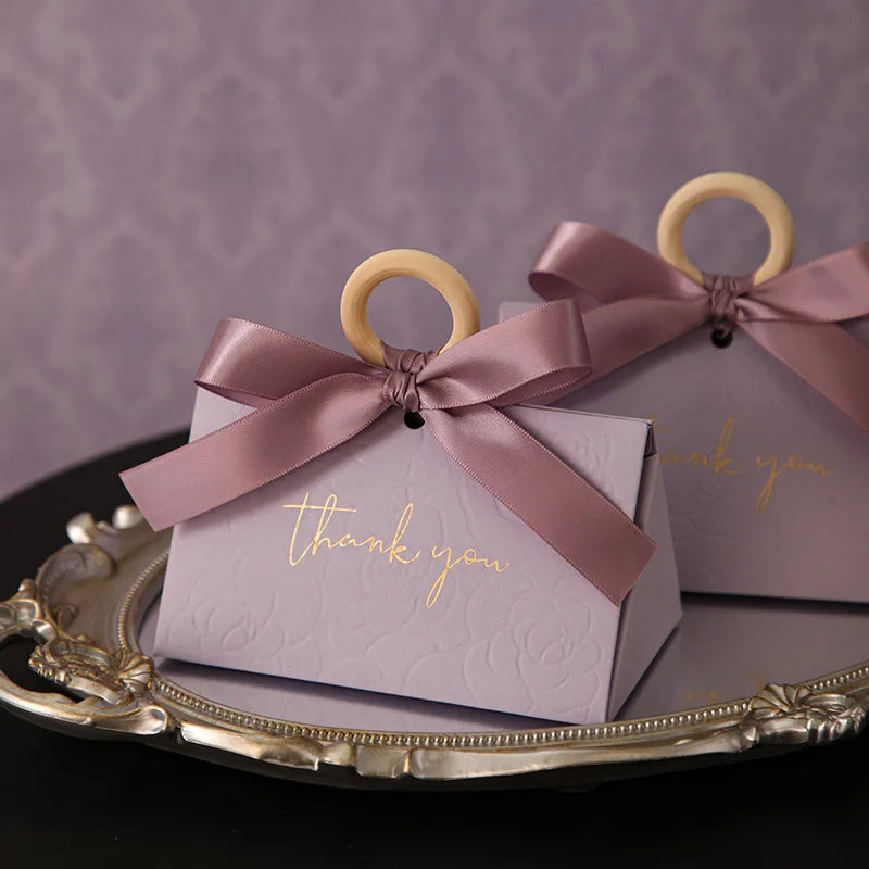 10PC "Thank You" Gift Box With Bow