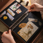 DIY Retro Leather Memory Book Photo Album