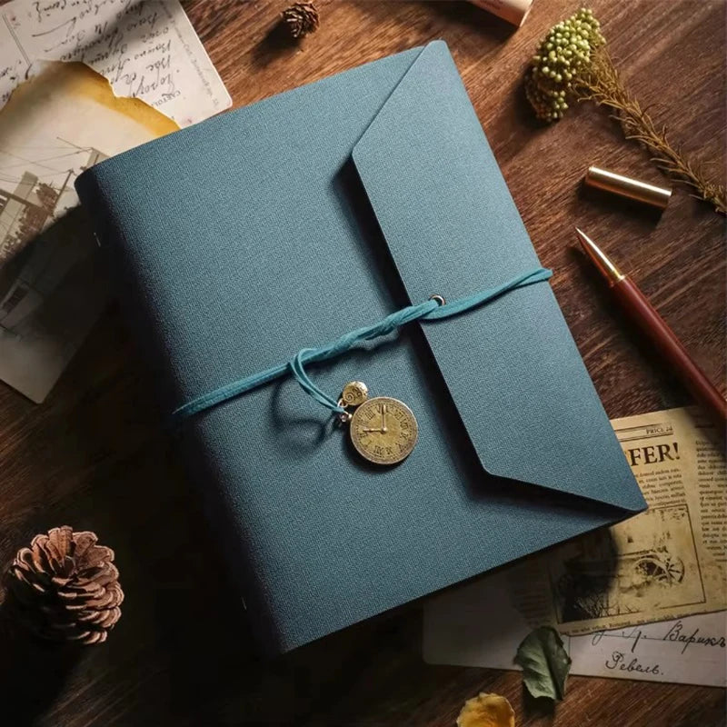 DIY Retro Leather Memory Book Photo Album